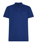 TOMMY H U COL Polo liquid cotone regular bluette