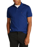 TOMMY H U COL Polo liquid cotone regular bluette