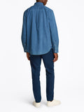 TOMMY H U PRE Camicia in denim chambray celeste