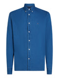 TOMMY H U PRE Camicia in denim chambray celeste