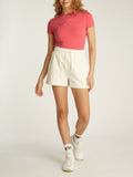 TOMMY J D T-shirt slim tonal linear fucsia