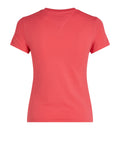 TOMMY J D T-shirt slim tonal linear fucsia