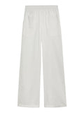 TOMMY J D Pantalone palazzo di lino bianco