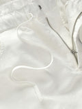 TOMMY J D Shorts con elastico in vita bianco