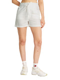 TOMMY J D Shorts con elastico in vita bianco
