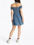 TOMMY J D Abito corto chambray DENIM MEDIO