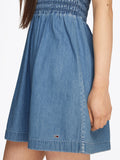 TOMMY J D Abito corto chambray DENIM MEDIO