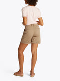TOMMY J D Shorts chino con risvolto beige