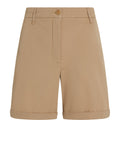 TOMMY J D Shorts chino con risvolto beige