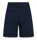 TOMMY J D Shorts chino con risvolto NAVY