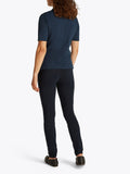 TOMMY J D Polo in piquet regular NAVY