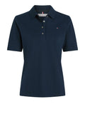 TOMMY J D Polo in piquet regular NAVY
