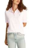 TOMMY J D Polo in piquet regular ROSA CHIARO
