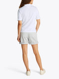TOMMY J D Polo in piquet regular bianco