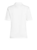 TOMMY J D Polo in piquet regular bianco