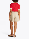 TOMMY J D Shorts in lino ampio beige