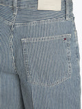 TOMMY J D Jeans wide leg a righe BIANCO/BLU