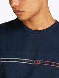 TOMMY J U T-shirt entry Graph NAVY
