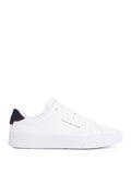 TOMMY J U Sneakers Tommy court leather details B.CO/BLU