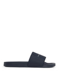 TOMMY J U Ciabatta a fascia con scritta blu
