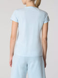 US POLO D T-shirt Bell scollo V cielo