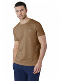 US POLO U T-shirt Mick basic albicocca