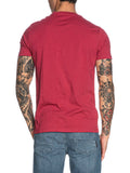 US POLO U T-shirt basic logo Mick BORDEAUX
