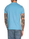 US POLO U T-shirt basic logo Mick turchese