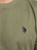 US POLO U T-shirt basic logo Mick verde