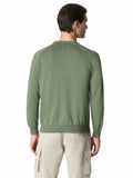 US POLO U Pullover Lin girocollo verde