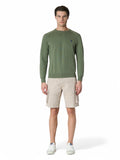 US POLO U Pullover Lin girocollo verde
