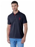 US POLO U Polo Kory con contrasto blu