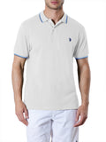 Polo Paul con riga in contrasto