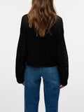 VERO MODA Pullover con trasparenze nero