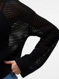 VERO MODA Pullover con trasparenze nero