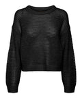 Pullover con trasparenze