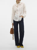 VERO MODA Camicia Odona con fragoline bianco