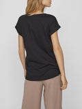 VILA T-shirt basic Dreamers nero