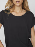 VILA T-shirt basic Dreamers nero