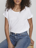 VILA T-shirt basic Dreamers bianco