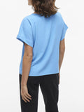 VILA Blusa Josa azzurro