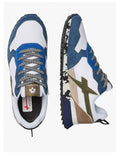 W6YZ U Sneakers jet in tessuto tecnico e suede blu