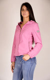 YES-ZEE D Giubbino in softshell con cappuccio fucsia