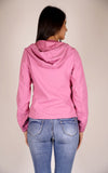 YES-ZEE D Giubbino in softshell con cappuccio fucsia