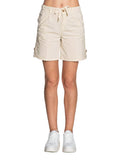 YES-ZEE D Shorts con tasconi beige