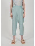 YES-ZEE D Pantaloni con elastico in vita in viscosa turchese