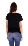 YES-ZEE D T-shirt regular con firma nero