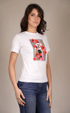 YES-ZEE D T-shirt girocollo con stampa bianco