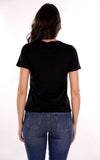 YES-ZEE D T-shirt girocollo con stampa nero