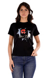 YES-ZEE D T-shirt girocollo con stampa nero